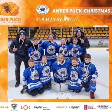 U9 A group Amber puck Christmas 2022 Winners!!!!