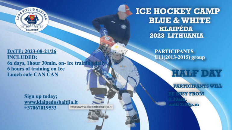 BLUE & WHITE HOCKEY CAMP