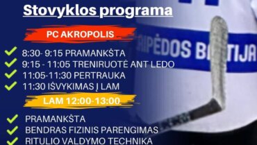 VASAROS STOVYKLA!