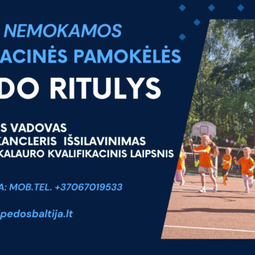 NBEMOKAMOS EDUKACINĖS PAMOKĖLĖS!