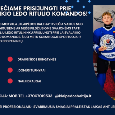 TU VISADA GALI SPORTUOTI!