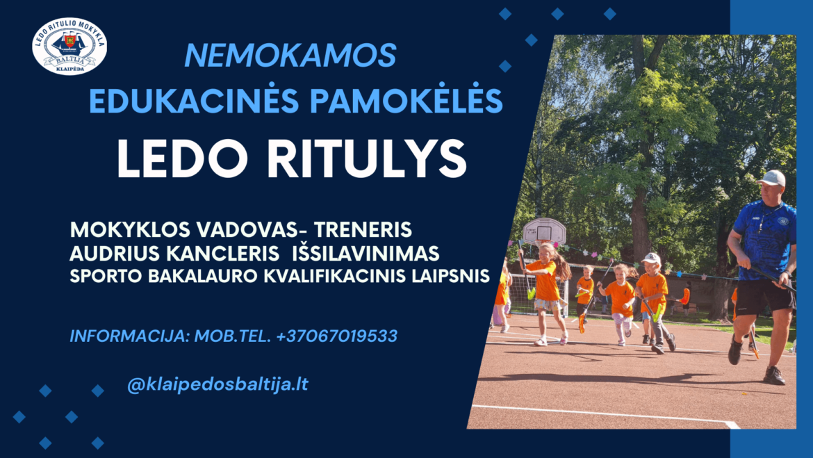 NEMOKAMOS LEDO RITULIO  EDUKACINĖS PAMOKĖLĖS!
