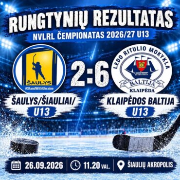 NVLRL U13 antras turas Šiauliuose!
